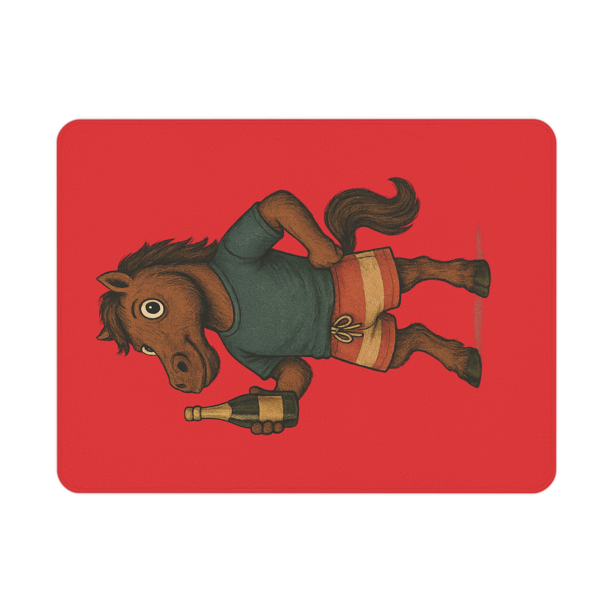 Whimsical Toddler Blanket with Horse Design, Perfect for Playtime, Nursery Decor, Gift for Kids, Birthday, Celebration - Image 2