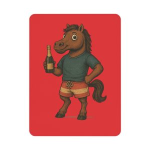 Whimsical Toddler Blanket with Horse Design, Perfect for Playtime, Nursery Decor, Gift for Kids, Birthday, Celebration